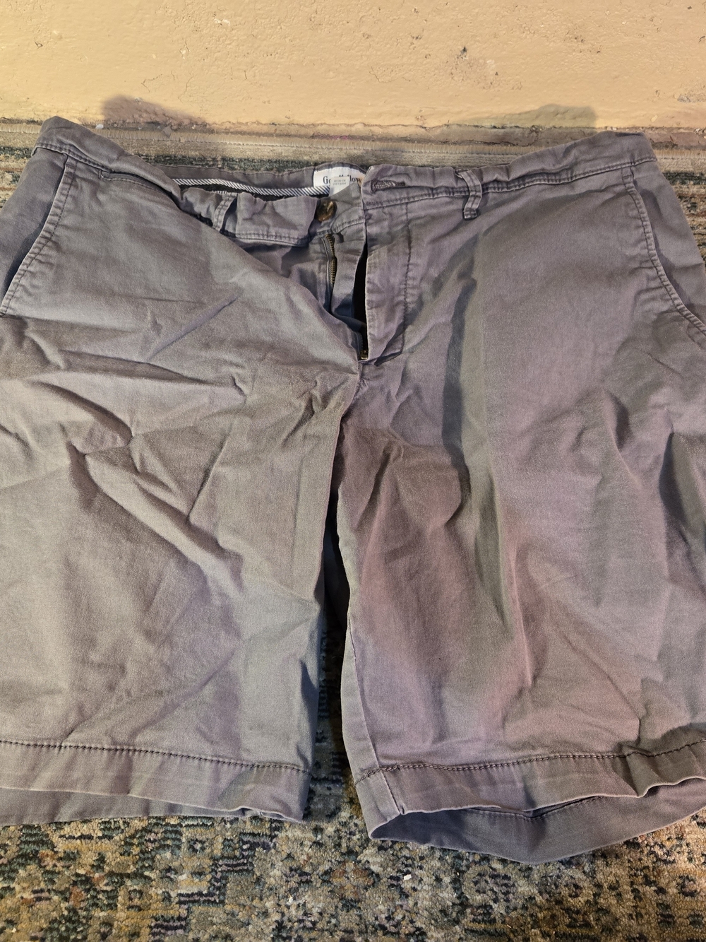 Goodfellow Men's Gray Linden Chino Shorts Size 40 w/ 10.5" Inseam Target
